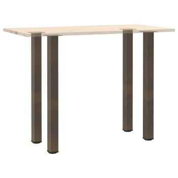 Couchtischbeine 4 Stk. Naturstahl 100-102 cm Stahl