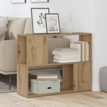 Bücherregal/Raumteiler Artisan-Eiche 80x24x63 cm