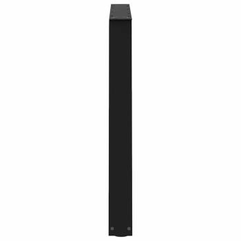 Esstisch Beine V-Form 2 Stück Schwarz 100x(72-73,3) cm Stahl