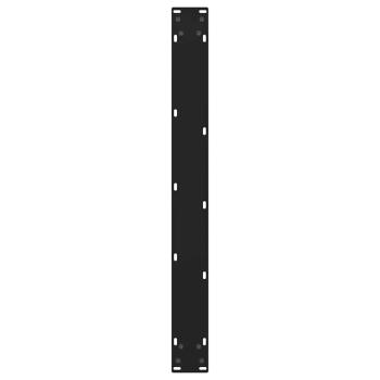 Esstisch Beine V-Form 2 Stück Schwarz 100x(72-73,3) cm Stahl