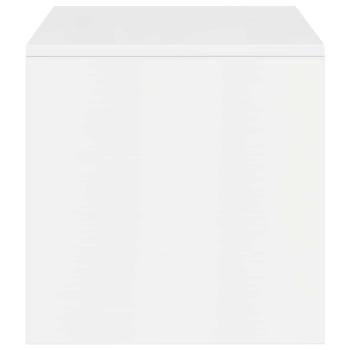 TV-Schrank Hochglanz-Weiß 100x40x40 cm Holzwerkstoff