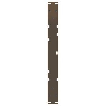 ARDEBO.de - Esstisch Beine V-Form 2 Stück Naturstahl 60x(30-31,3) cm Stahl