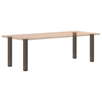 Couchtischbeine 4 Stk. Naturstahl 72-74 cm Stahl
