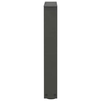 ARDEBO.de - Esstischbeine V-Form 2 Stück Anthrazit 38x(42-43,3) cm Stahl