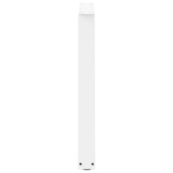Esstischbeine V-Form 2 Stück Weiß 100x(72-73,3) cm Stahl