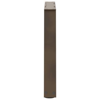 Couchtischbeine V-Form 2 Stück Naturstahl 60x(42-43,3) cm Stahl