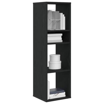 ARDEBO.de - Bücherregal Schwarz 34x31x112 cm Holzwerkstoff