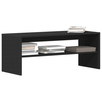 ARDEBO.de - TV-Schrank Schwarz 100x40x40 cm Holzwerkstoff