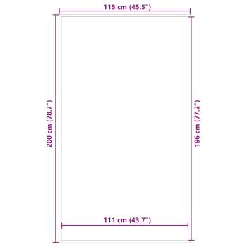 Fußmatte Braun 115x200 cm