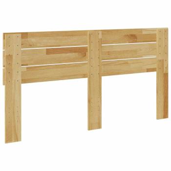 Kopfteil 140 cm Massivholz Eiche