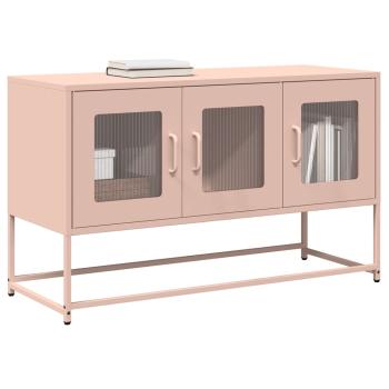 ARDEBO.de - TV-Schrank Rosa 100,5x39x60,5 cm Kaltgewalzter Stahl