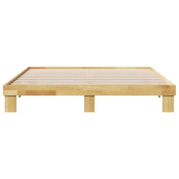 Massivholzbett ohne Matratze 180x200 cm Eichenholz