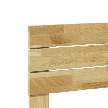 Kopfteil 90 cm Massivholz Eiche