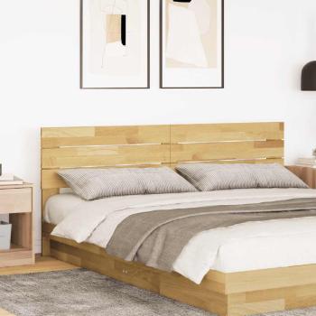Kopfteil 180 cm Massivholz Eiche