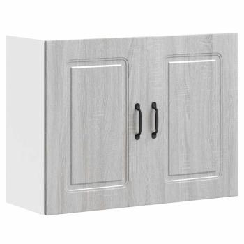 ARDEBO.de - Küchen-Hängeschrank Kalmar Grau Sonoma Holzwerkstoff