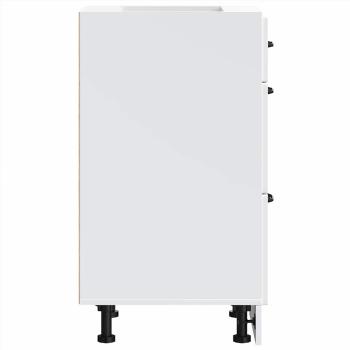 Küchen-Unterschrank Lucca Weiß Holzwerkstoff