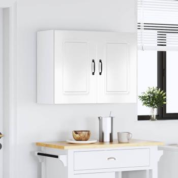 Küchen-Hängeschrank Kalmar Hochglanz-Weiß Holzwerkstoff