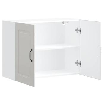 Küchen-Hängeschrank Kalmar Hochglanz-Weiß Holzwerkstoff