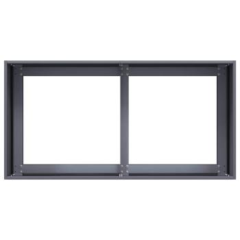 Pflanzkübel Anthrazit 80x40x40 cm Kaltgewalzter Stahl