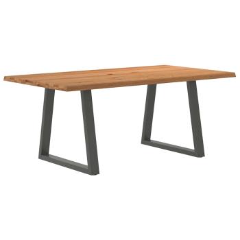 ARDEBO.de - Esstisch mit Baumkanten 180x100x74 cm Massivholz Eiche