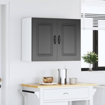 Küchen-Hängeschrank Kalmar Schwarz Holzwerkstoff