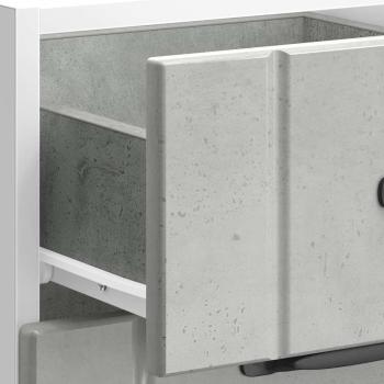 Küchen-Unterschrank Lucca Betongrau Holzwerkstoff