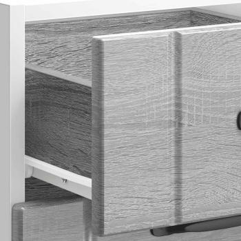 Küchen-Unterschrank Lucca Grau Sonoma Holzwerkstoff