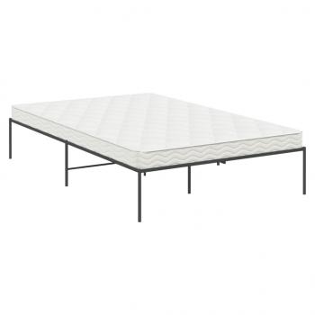 Bettgestell Metall Schwarz 120x190 cm