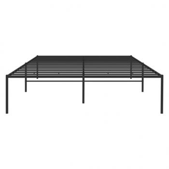 Bettgestell Metall Schwarz 120x190 cm