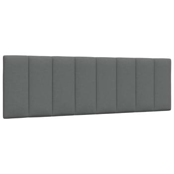 Bettgestell ohne Matratze Dunkelgrau 160x200 cm Stoff