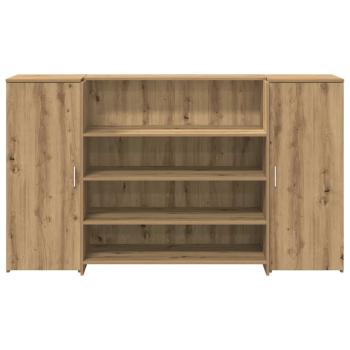 Empfangstheke Artisan-Eiche 180x50x103,5 cm Holzwerkstoff