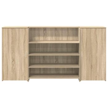 Empfangstheke Sonoma-Eiche 200x50x103,5 cm Holzwerkstoff