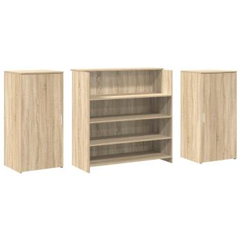 Empfangstheke Sonoma-Eiche 200x50x103,5 cm Holzwerkstoff