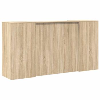 Empfangstheke Sonoma-Eiche 200x50x103,5 cm Holzwerkstoff