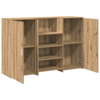 Empfangstheke Artisan-Eiche 155x50x103,5 cm Holzwerkstoff