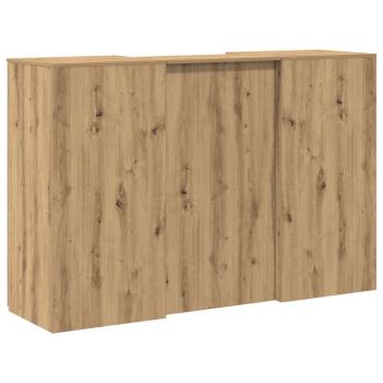 Empfangstheke Artisan-Eiche 155x50x103,5 cm Holzwerkstoff