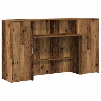 Empfangstheke Altholz-Optik 180x50x103,5 cm Holzwerkstoff