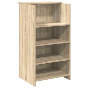 Empfangstheke Sonoma-Eiche 135x50x103,5 cm Holzwerkstoff
