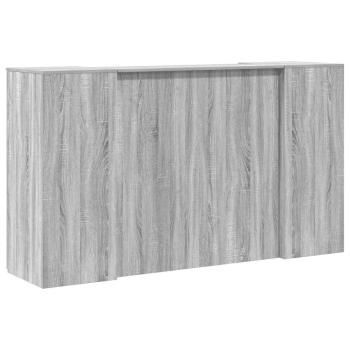 Empfangstheke Grau Sonoma 180x50x103,5 cm Holzwerkstoff