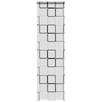 ARDEBO.de - Duschrollo mit Kassette 80x240 cm Stoffbreite 76 cm