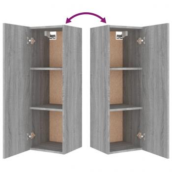 5-tlg. TV-Schrank-Set Grau Sonoma Holzwerkstoff