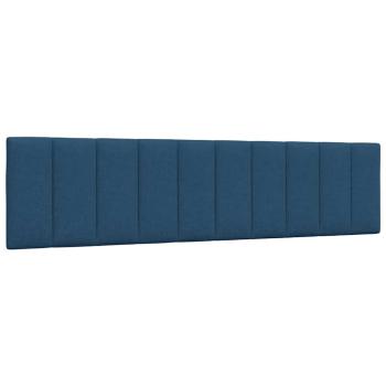 Bettgestell ohne Matratze Blau 200x200 cm Stoff