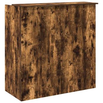 Empfangstheke Räuchereiche 100x50x103,5 cm Holzwerkstoff