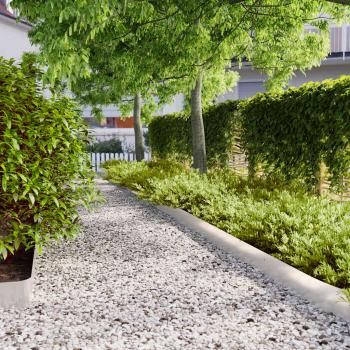 ARDEBO.de - Rasenkanten 10 Stk. 15x103 cm Edelstahl