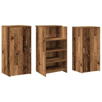 Empfangstheke Altholz-Optik 155x50x103,5 cm Holzwerkstoff