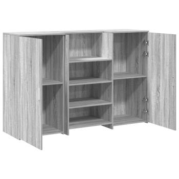 Empfangstheke Grau Sonoma 155x50x103,5 cm Holzwerkstoff