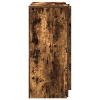 Empfangstheke Räuchereiche 135x50x103,5 cm Holzwerkstoff