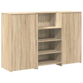Empfangstheke Sonoma-Eiche 155x50x103,5 cm Holzwerkstoff