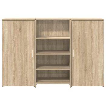 Empfangstheke Sonoma-Eiche 155x50x103,5 cm Holzwerkstoff