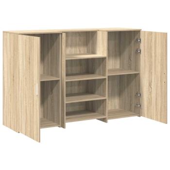 Empfangstheke Sonoma-Eiche 155x50x103,5 cm Holzwerkstoff